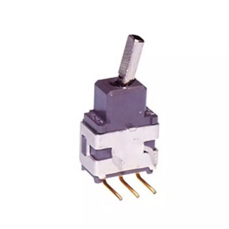 NKK SWITCHES A Series Toggle Switch 1 Pole Short Flat Lever, A-1RHH