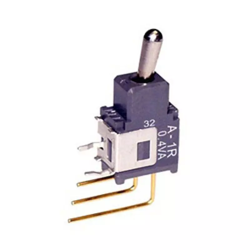 NKK SWITCHES A Series Toggle Switch 1 Pole Short Lever, A-1RJV