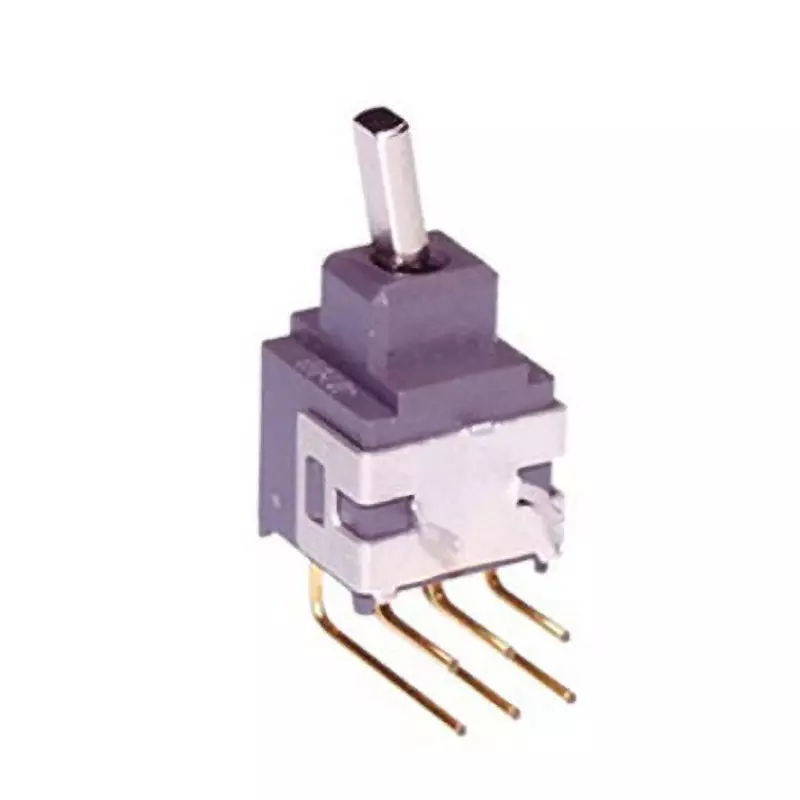 NKK SWITCHES A Series Non-Illuminated Toggle Switch 2 Pole Short Flat Lever, A-23HH