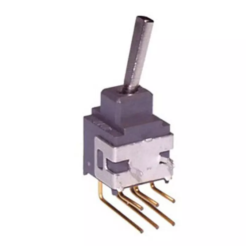 NKK SWITCHES A Series Non-Illuminated Toggle Switch 1 Pole Flat Lever, A-24EH