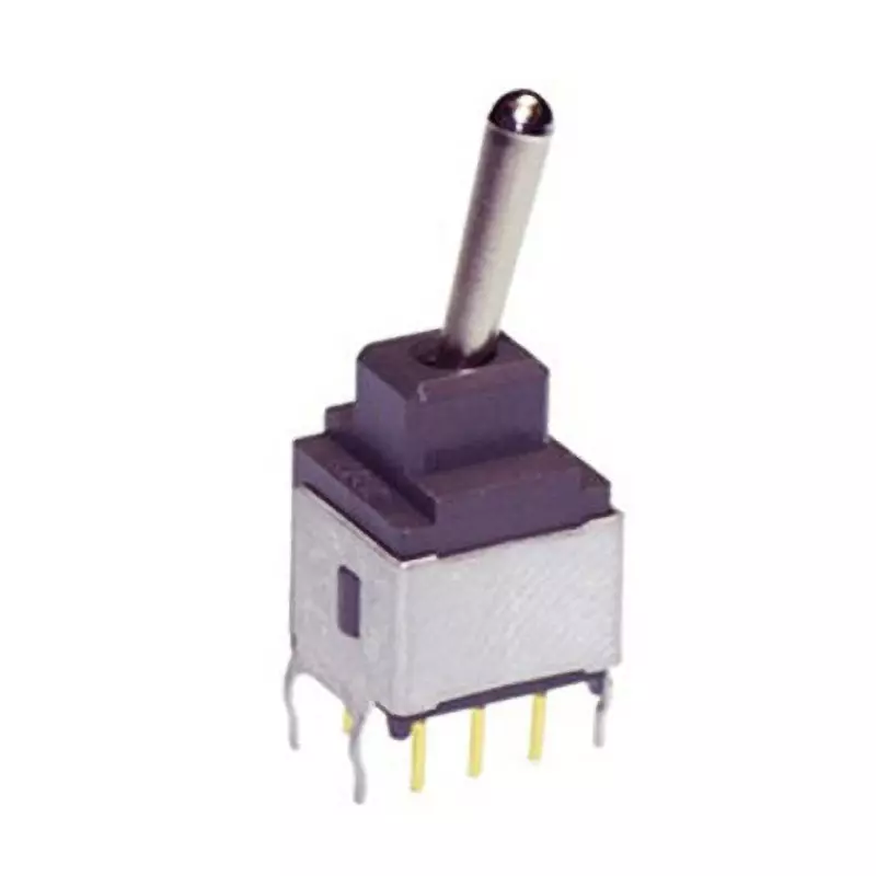 NKK SWITCHES A Series Non-Illuminated Toggle Switch 2 Pole Basic Lever, A-25AB