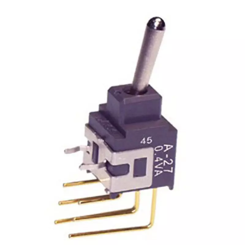 NKK SWITCHES A Series Non-Illuminated Toggle Switch 1 Pole Basic Lever, A-27AV