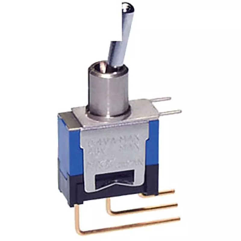 NKK SWITCHES Basic Lever Type Toggle Switch 1 Pole, D2-2012V