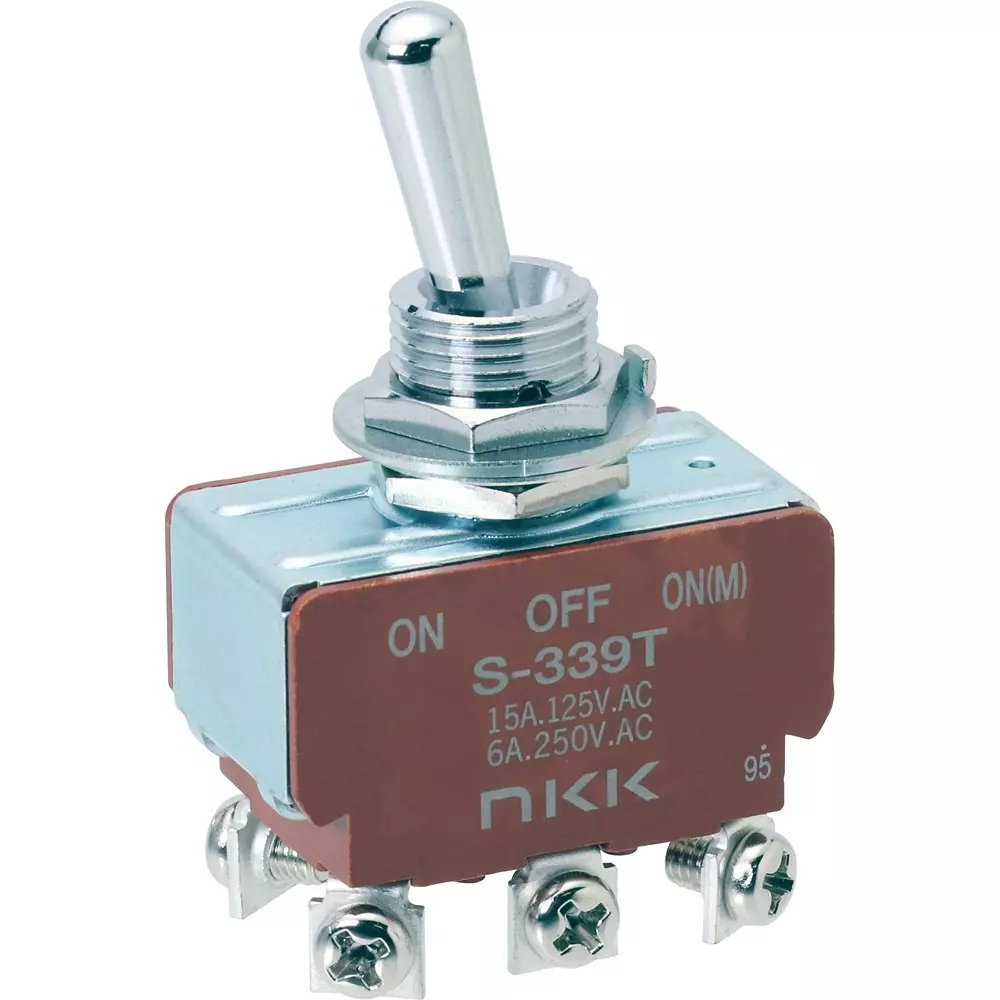 Buy NKK SWITCHES Toggle Switch 2 Pole, S-339T Online at Best Prices ...
