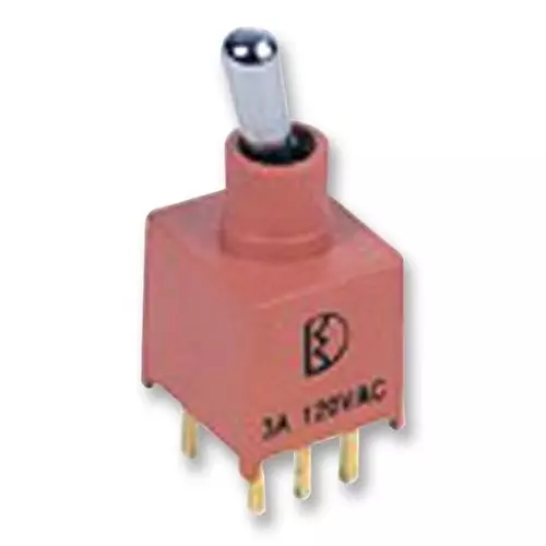MULTICOMP PRO Toggle Switch DPDT On-On 100 mA Current, 2AD1T2A2M2RE