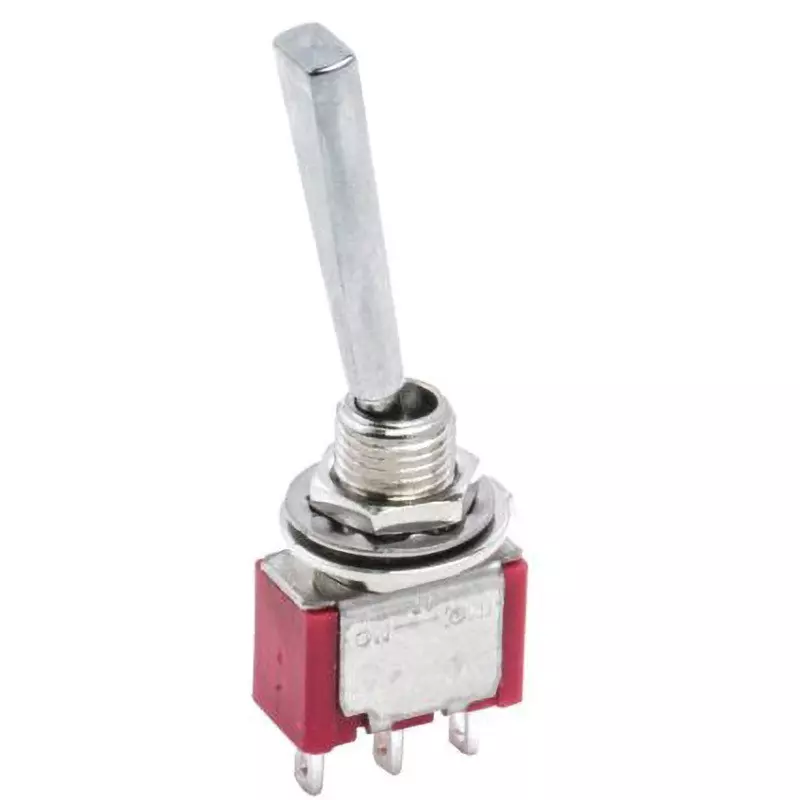 RS PRO Toggle Switch Silver-Plated Brass Contact Material SPDT, 734-7129