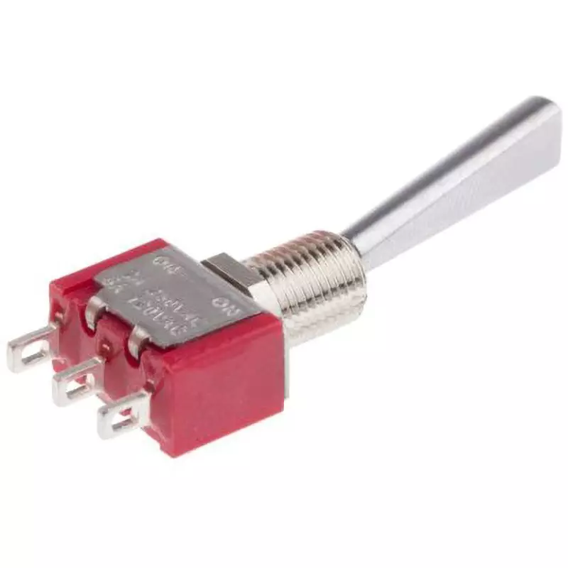 RS PRO Toggle Switch Silver-Plated Brass Contact Material SPDT, 734-7101