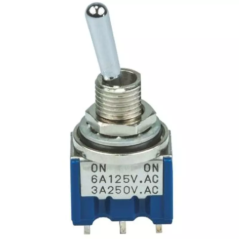 Nidek Toggle Switch AC 125/AC 250/DC 30 V Rated Voltage, 8F1011-Z