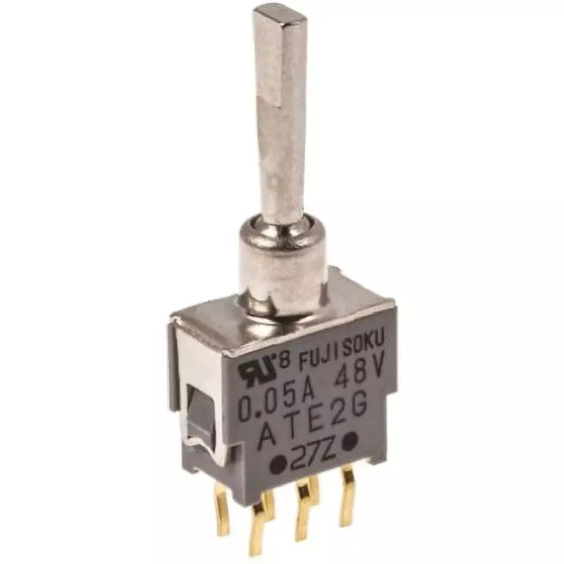 Nidek Toggle Switch 2 Pole, ATE2G-2F3-10-Z