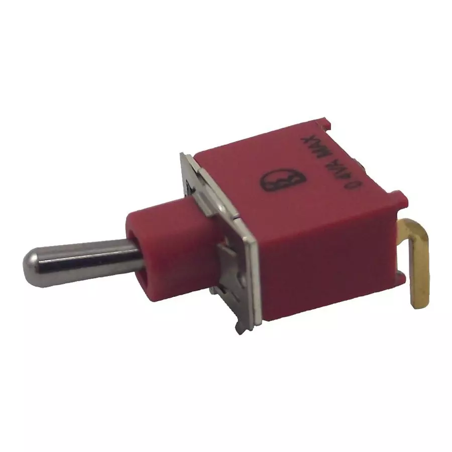 MULTICOMP PRO Toggle Switches SWITCH, PCB, SPDT, HORIZ, 1AS1T2B4M6RE