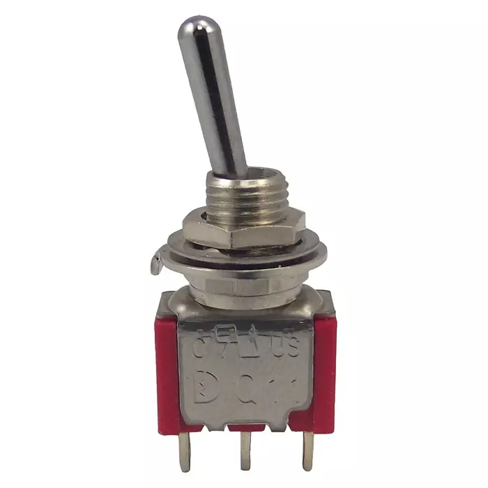MULTICOMP PRO Toggle Switches TOGGLE SWITCH, SPDT, 5A, 120VAC, PANEL, 1MS1T1B5M1QE