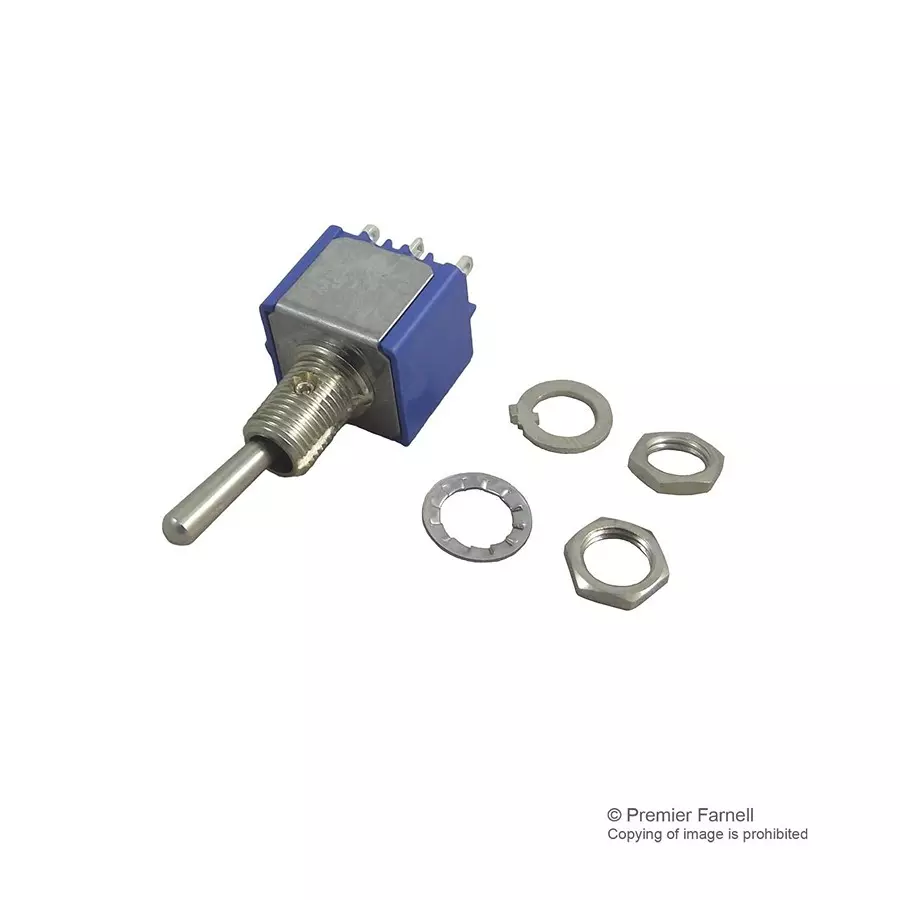 APEM SWITCH, DPDT, BIASED, 5642A