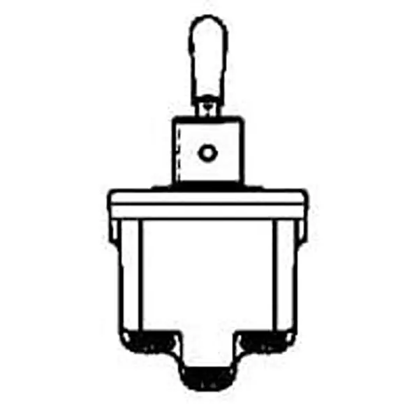Honeywell Toggle Switch Non-Illuminated Screw Termination 15 Amp Paddle Actuator, 2NT1-50