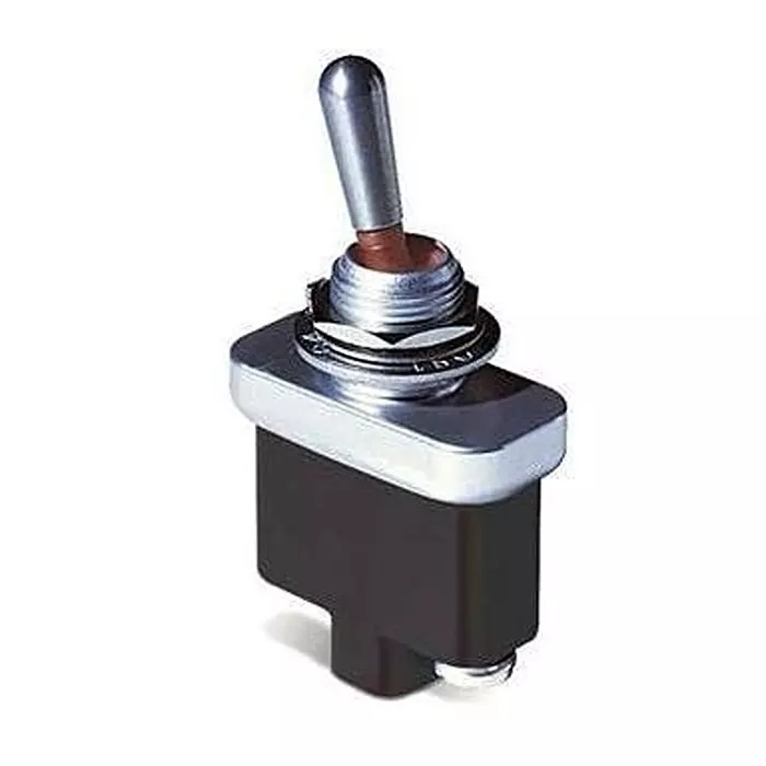Otto Toggle Switch Non-Illuminated Screw Termination 15 Amp Bat Actuator 28 V DC, T9-MS1-25