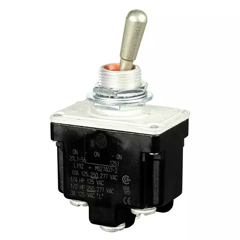 Honeywell Toggle Switch Non-Illuminated Screw Termination 15 Amp Paddle Actuator, 2TL1-56