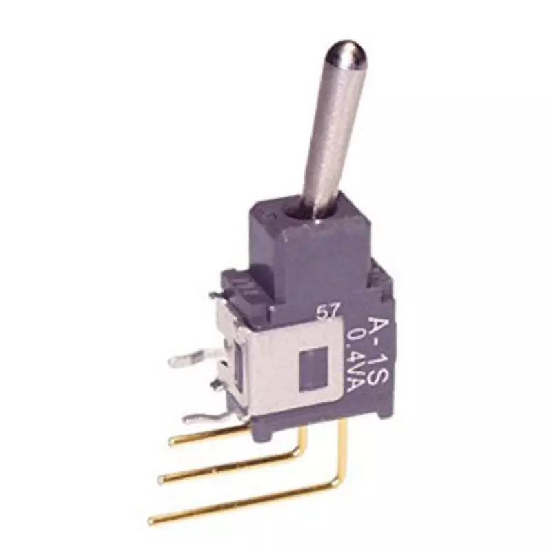 NKK SWITCHES A Series Toggle Switch 1 Pole Basic Lever, A-1SAV