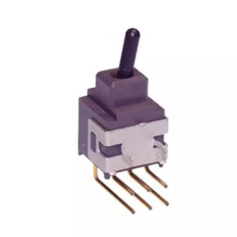 NKK SWITCHES A Series Non-Illuminated Toggle Switch 2 Pole Short Plastic Lever, A-23J2H