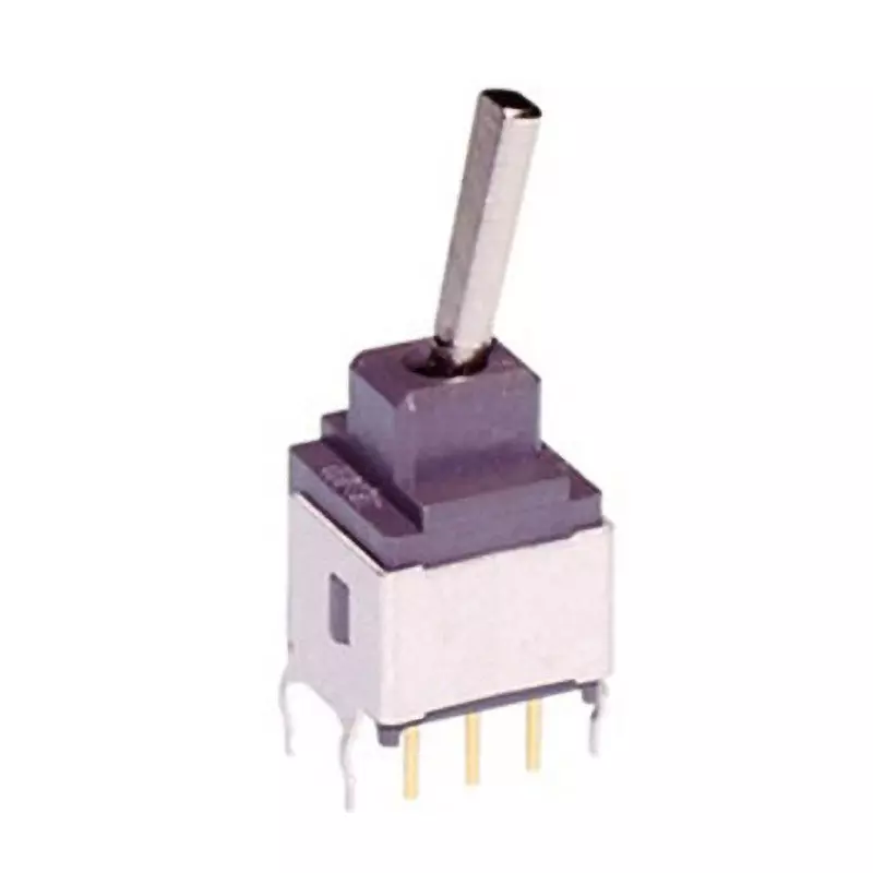 NKK SWITCHES A Series Non-Illuminated Toggle Switch 2 Pole Flat Lever, A-28EB