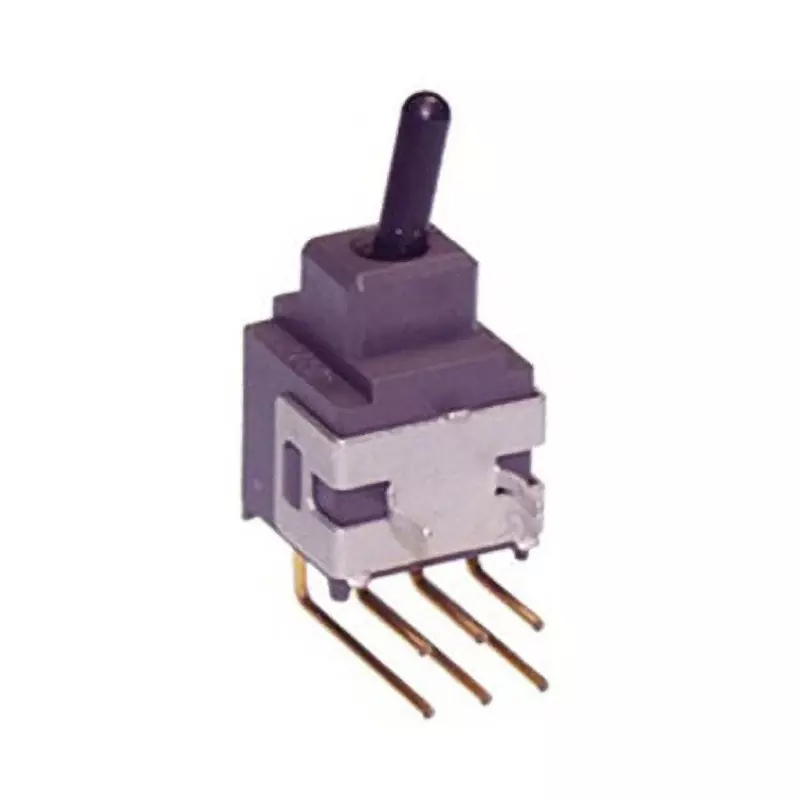 NKK SWITCHES A Series Non-Illuminated Toggle Switch 2 Pole Short Plastic Lever, A-29J2H