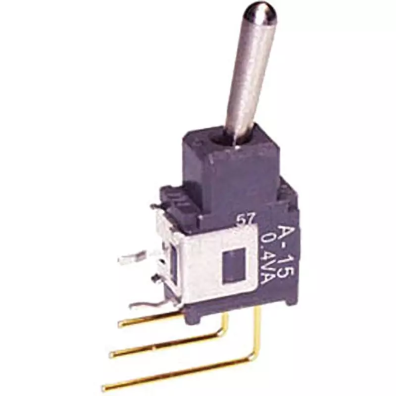 NKK SWITCHES Basic Lever Type Toggle Switch 1 Pole Fully Washed, A-15AV