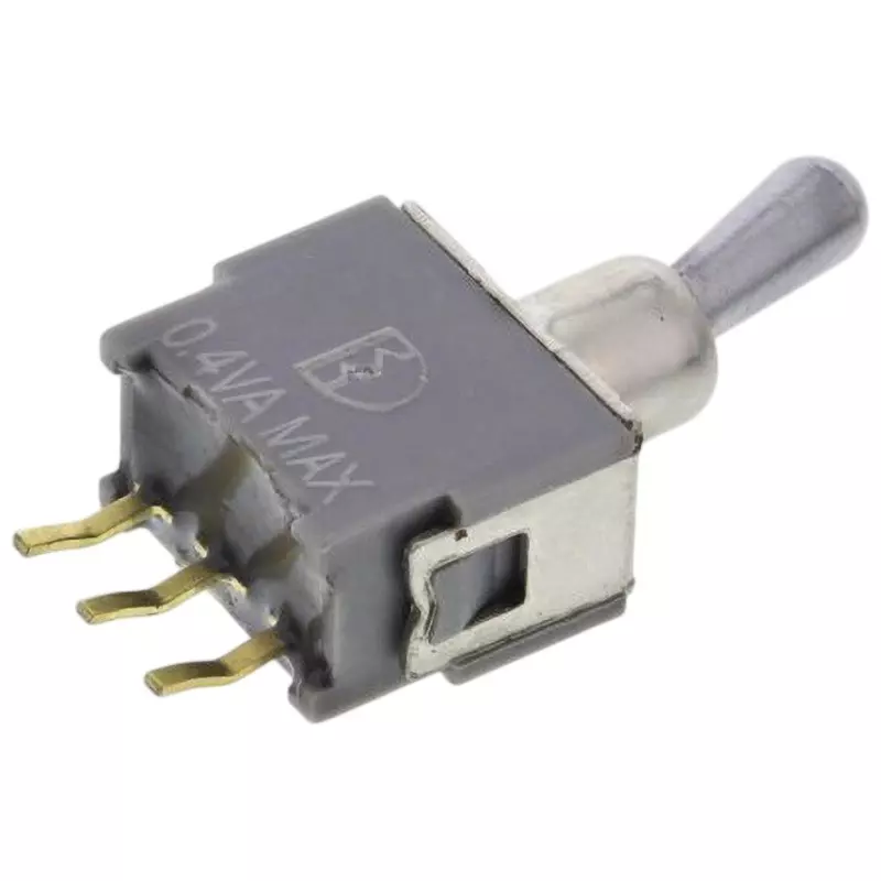 RS PRO Toggle Switch Gold Plated Phosphor Bronze Contact Material SPDT, 734-7249