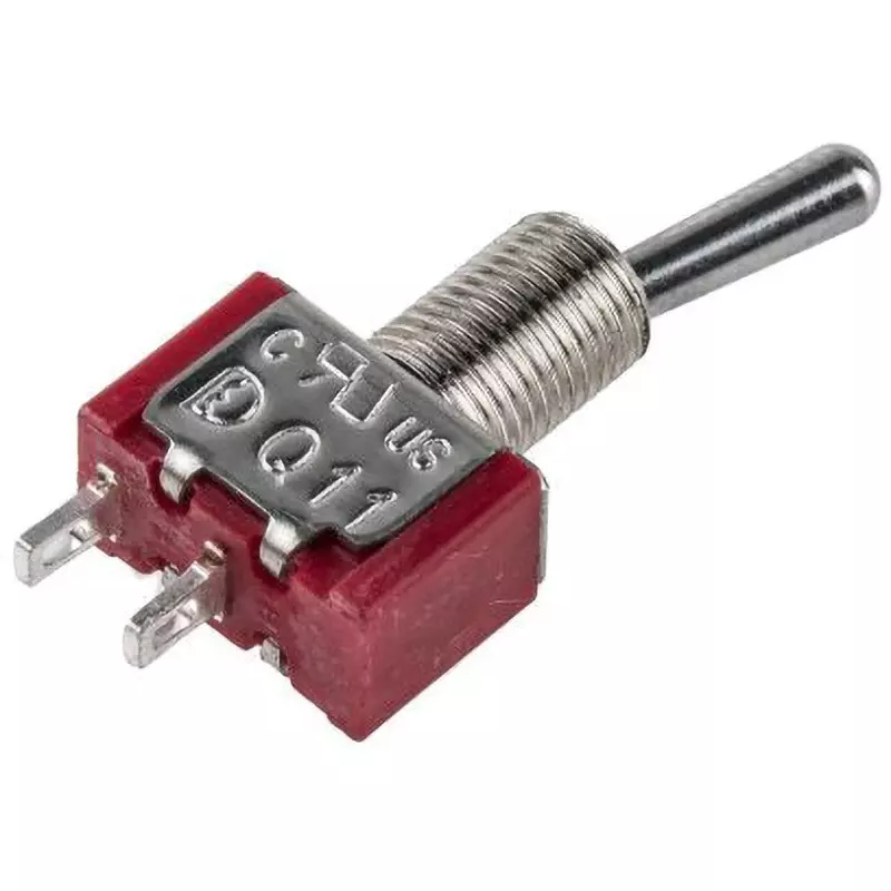 RS PRO Toggle Switch Silver Or Gold Plated Brass Contact Material SPST, 734-7154