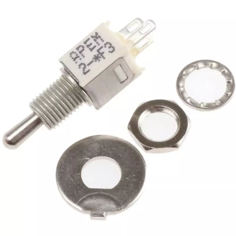 APEM Toggle Switch Solder Terminal 20 mΩ Contact Resistance, ZL37S0101 (Pack of 3)