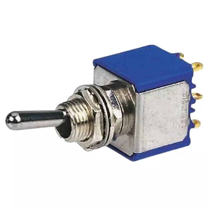 APEM Toggle Switch Solder Terminal 10 mΩ Contact Resistance, 5656ADBGK2V