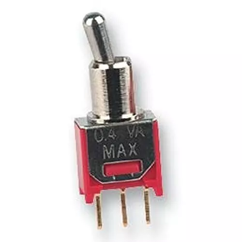 MULTICOMP PRO Toggle Switches SWITCH, PCB, SPDT, VERT, 2MS2T2B2M2RE