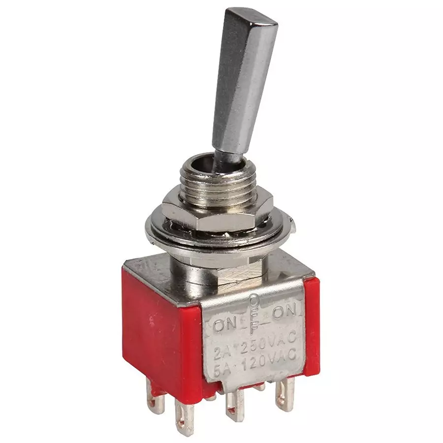 MULTICOMP PRO Toggle Switches SWITCH, DPDT, 1MD3T6B11M1QE