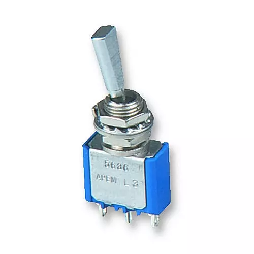 APEM Switch, Spdt, Ctr Off, 5637A-9