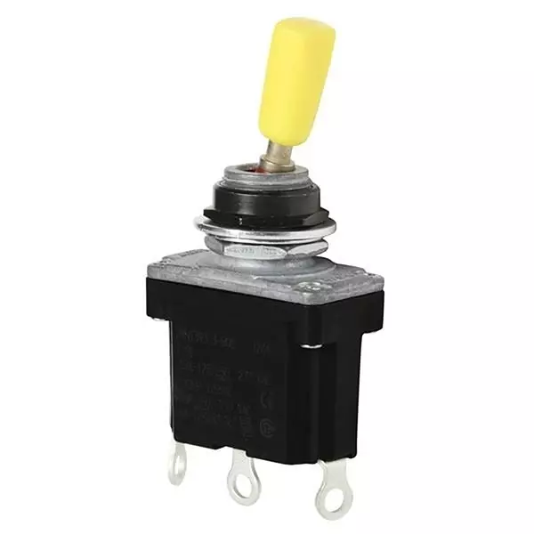 Honeywell Toggle Switch Non-Illuminated Solder Lug Termination 15 Amp Paddle Actuator, 31NT393-3-B08