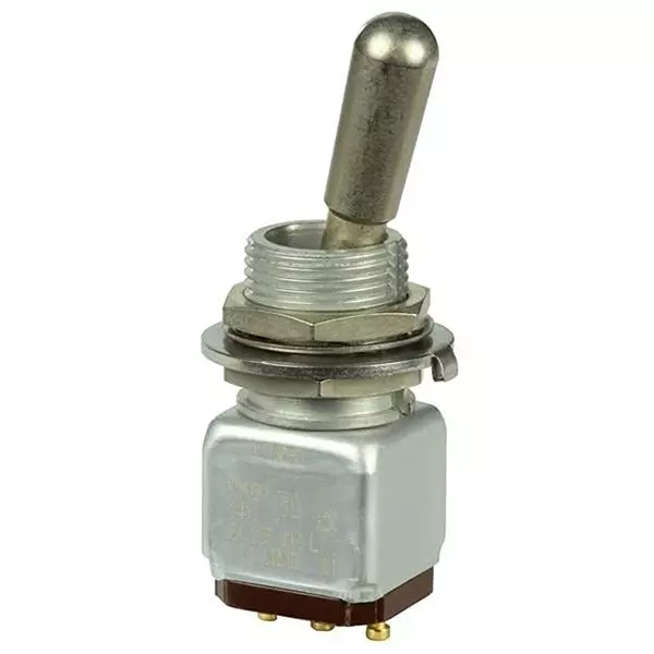 Honeywell Toggle Switch Non-Illuminated Solder Pin Termination 5 Amp Paddle Actuator 28 V DC, 11TW8-3