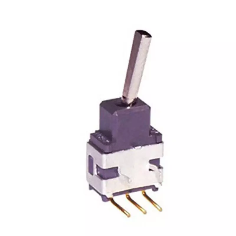 NKK SWITCHES A Series Toggle Switch 1 Pole Flat Lever, A-1REH