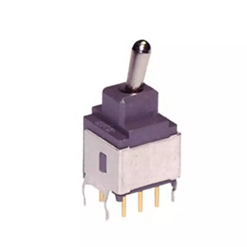 NKK SWITCHES A Series Non-Illuminated Toggle Switch 2 Pole Short Lever, A-23JB