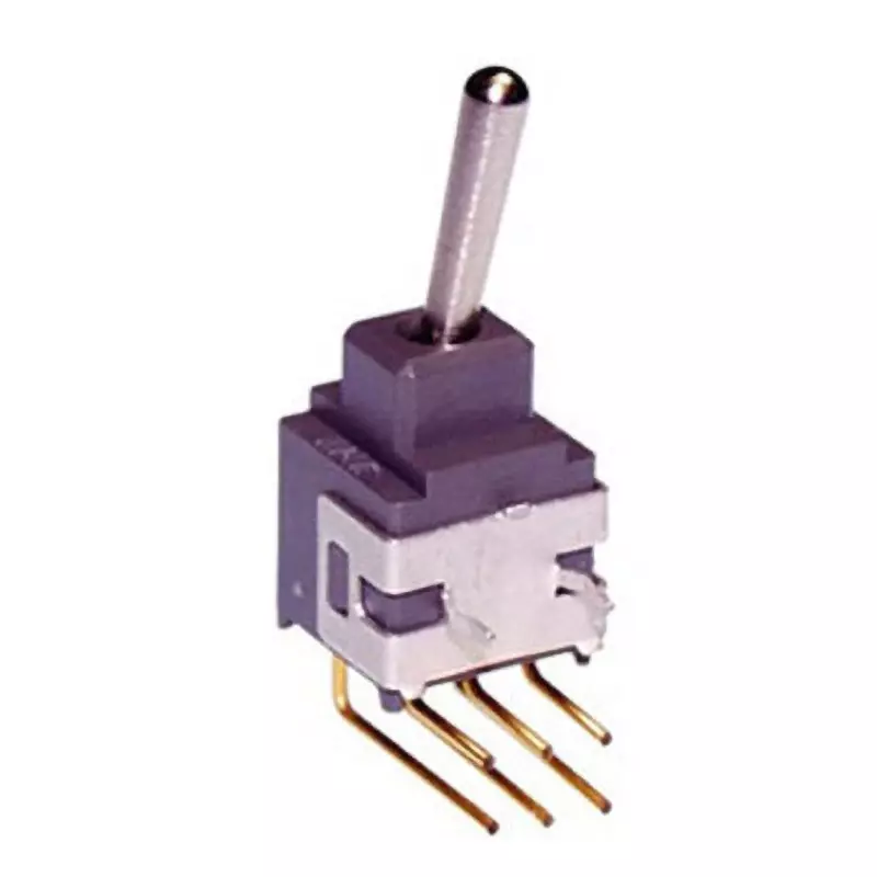 NKK SWITCHES A Series Non-Illuminated Toggle Switch 2 Pole Basic Lever, A-2RAH