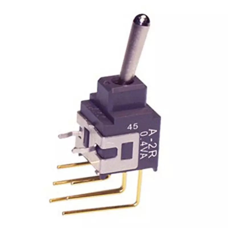 NKK SWITCHES A Series Non-Illuminated Toggle Switch 2 Pole Basic Lever, A-2RAV
