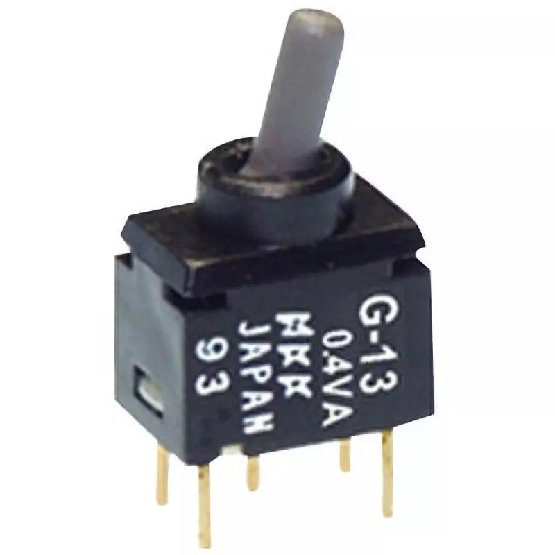 NKK SWITCHES Non-IlluminatedBasic Lever Type Toggle Switch 1 Pole, G-13AP