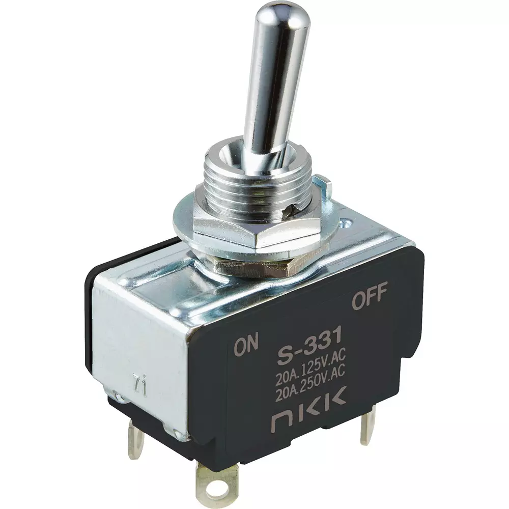 NKK SWITCHES Toggle Switch 2 Pole, S-331-J