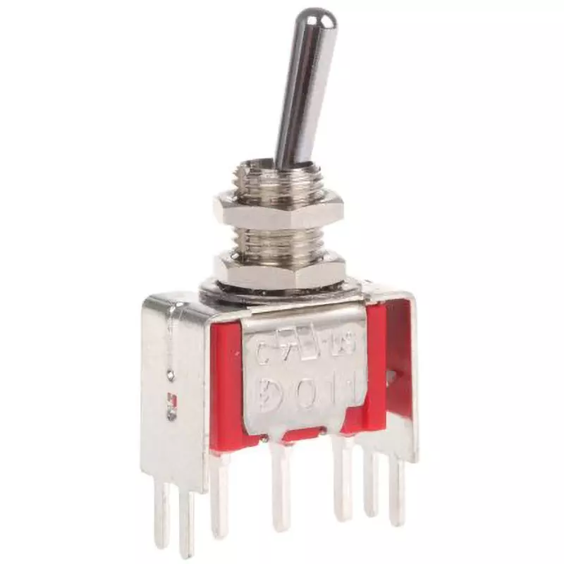 RS PRO Toggle Switch Silver-Plated Brass Contact Material SPDT, 734-7075