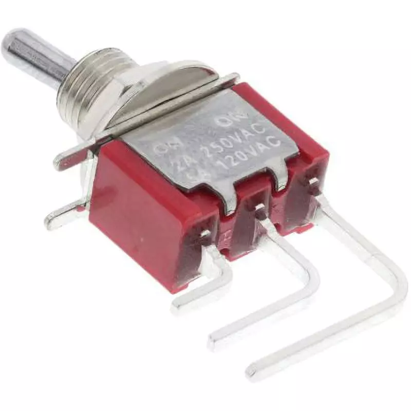 RS PRO Toggle Switch Silver-Plated Brass Contact Material SPDT, 734-7094