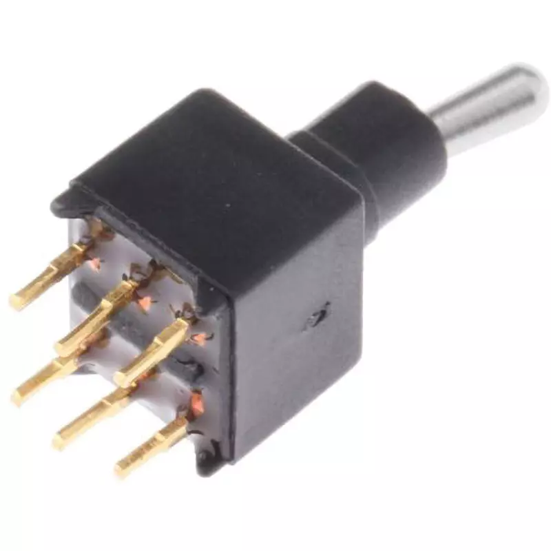 APEM Toggle Switch Through Hole Terminal 20 mΩ Contact Resistance, TL46P0050