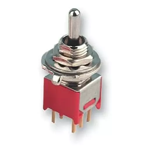 MULTICOMP PRO Toggle Switches SWITCH, PCB, DPDT, VERT, 2MD3T1B5M2RE