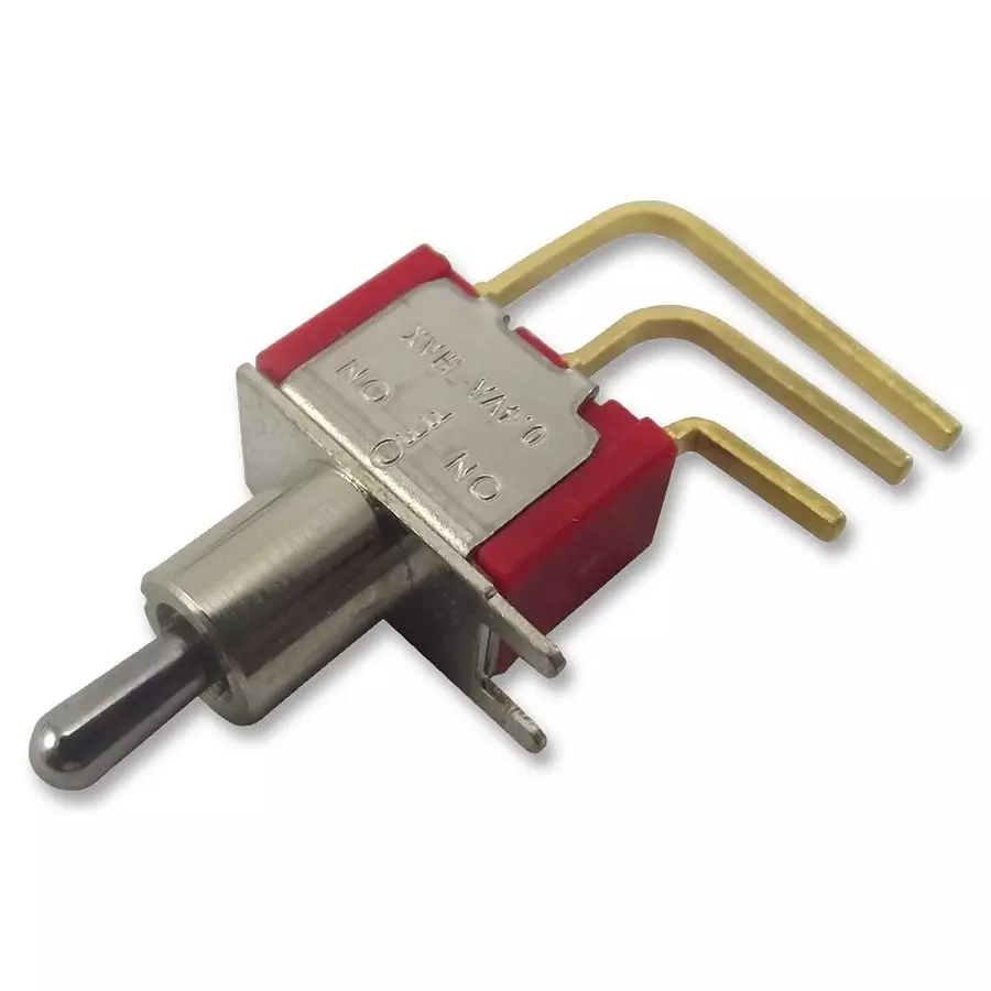 MULTICOMP PRO Toggle Switches SWITCH, PCB, SPDT, HORIZ, 1MS3T2B4M7RE