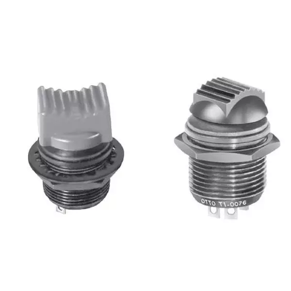 Otto Toggle Switch Non-Illuminated Solder Lug Termination 10 mA 5 V DC, T1-CB2112