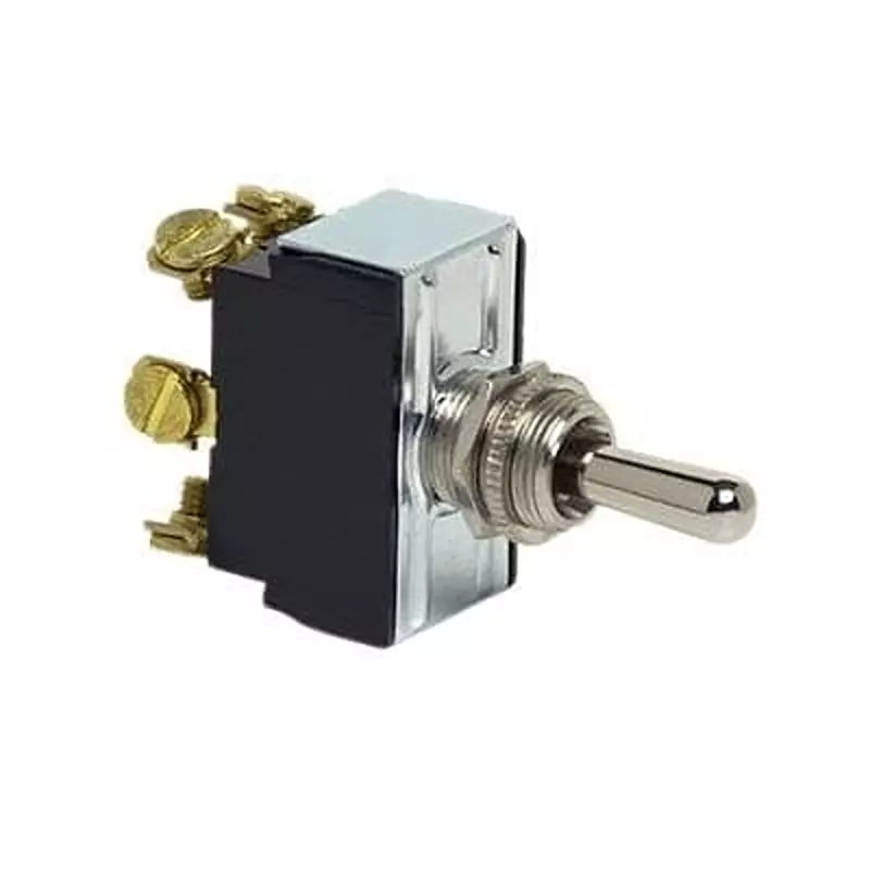 Cole Hersee Toggle Switch Non-Illuminated Screw Termination 10 & 15 & 25 Amp Bat Actuator 12 V DC to 36 V DC, 55054