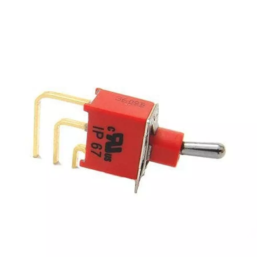 E-SWITCH Toggle Switch Non-Illuminated Solder Lug Termination 5 Amp Standard Actuator 28 V DC, 100AWSP4T2B4M1QE