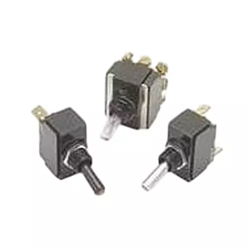 CARLING TECHNOLOGIES Toggle Switch 10 & 15 Amp Toggle Actuator 28 V DC DPST Panel Mount 125 V AC, 250 V AC, LT-25X1-604-012-XSE2