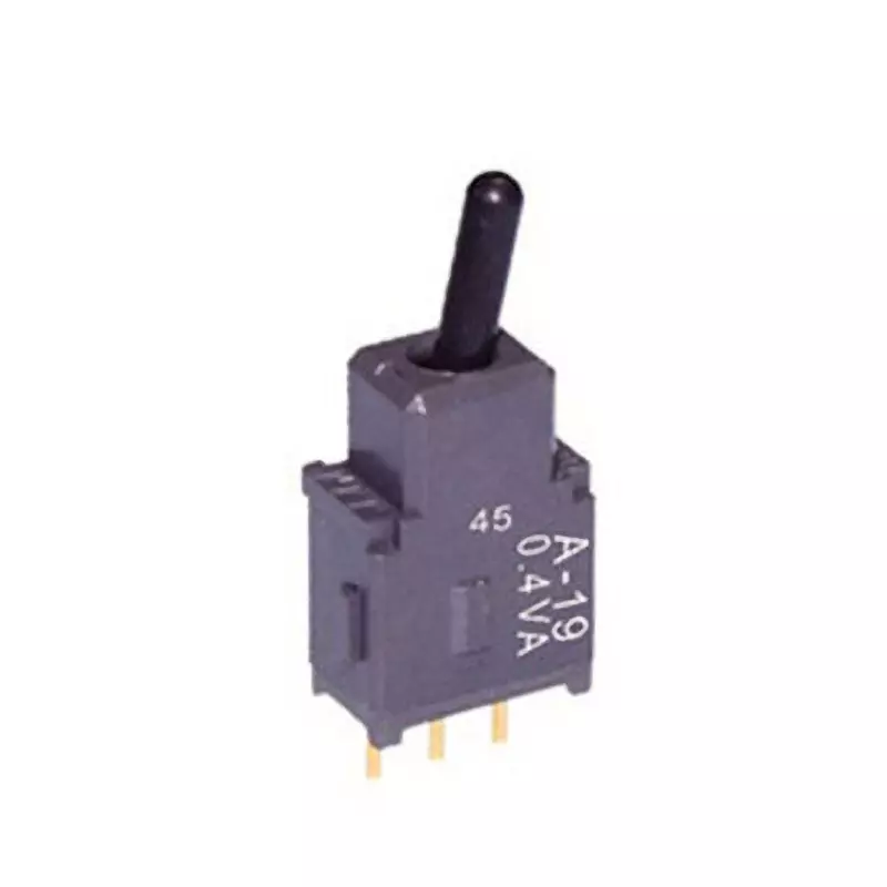 NKK SWITCHES A Series Toggle Switch 1 Pole Short Plastic Lever, A-19J2P