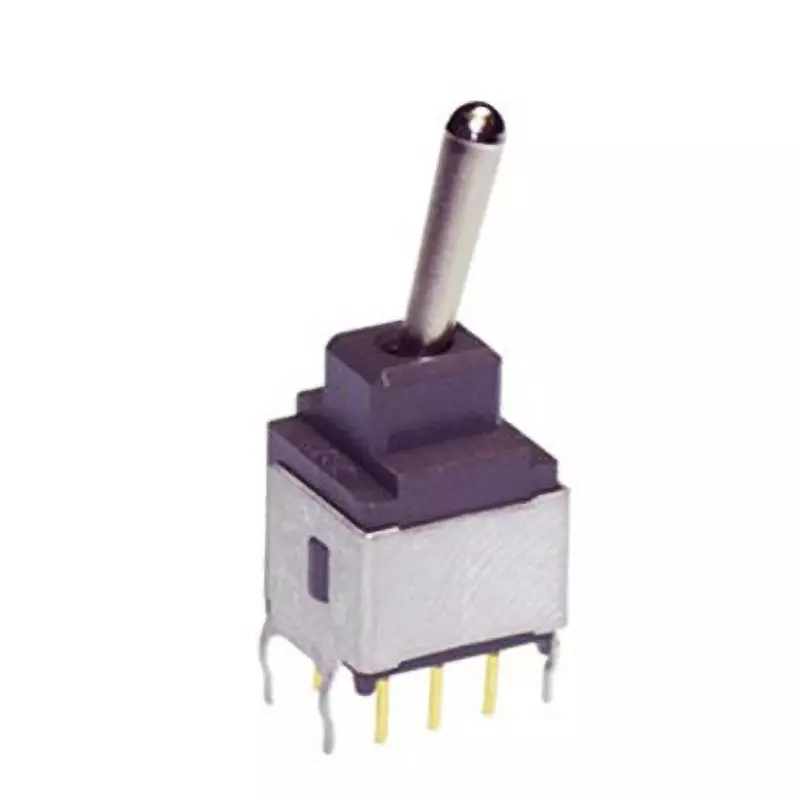 NKK SWITCHES A Series Non-Illuminated Toggle Switch 1 Pole Basic Lever, A-24AB